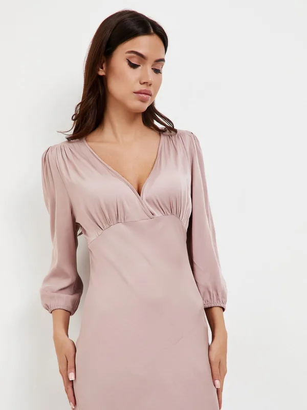 Платье миди вискоза